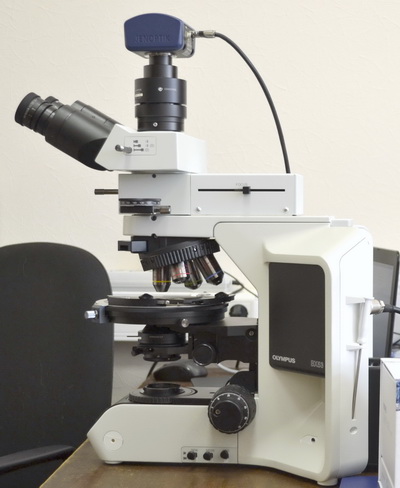 Камера ProgRes Subra на поляризационном микроскопе Olympus BX53P